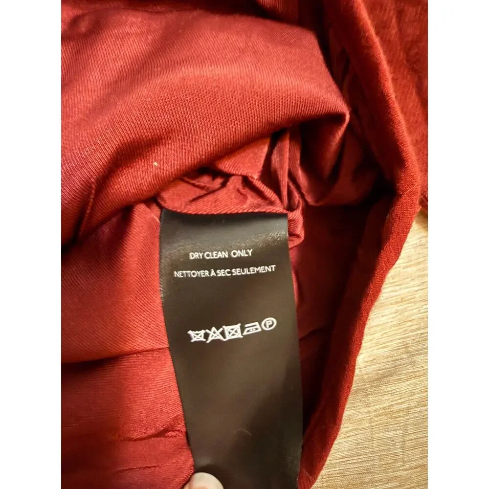 free people becky velvet jacket in garnet grotto burgundy red women size medium